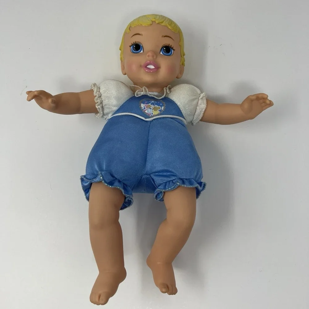 Disney Tollytots Cinderella My First Baby Doll 12 inch Soft Body Princess‎ Toy